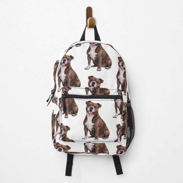 Item preview, Brown Pitbull Terrier Dog designed and sold by BackgroundND.