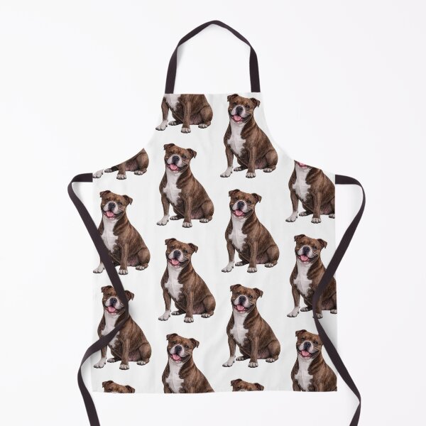 Item preview, Brown Pitbull Terrier Dog designed and sold by BackgroundND.