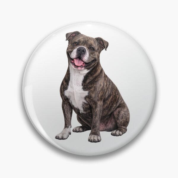 Item preview, Brindle Pitbull Terrier Dog designed and sold by BackgroundND.