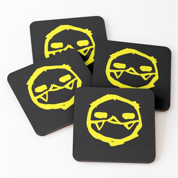 Item preview, Yellow Scribble Monster Face Line designed and sold by DadShop.