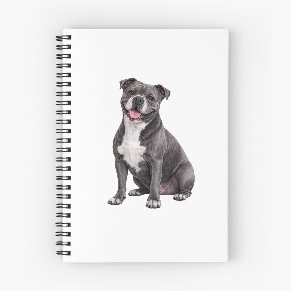 Item preview, Gray Pitbull Terrier Dog designed and sold by BackgroundND.