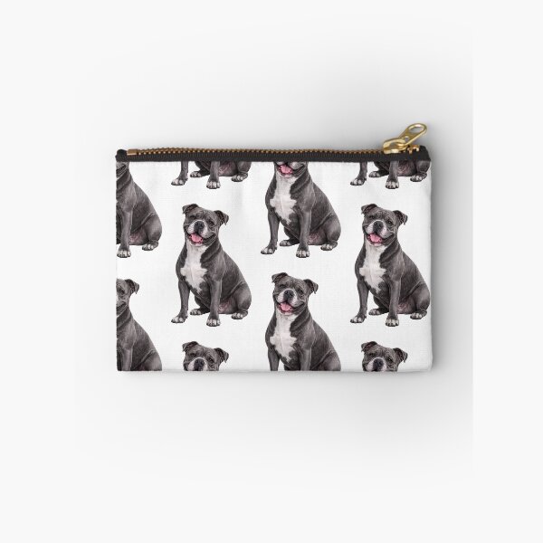 Item preview, Gray Pitbull Terrier Dog designed and sold by BackgroundND.