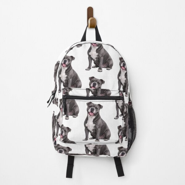 Item preview, Gray Pitbull Terrier Dog designed and sold by BackgroundND.