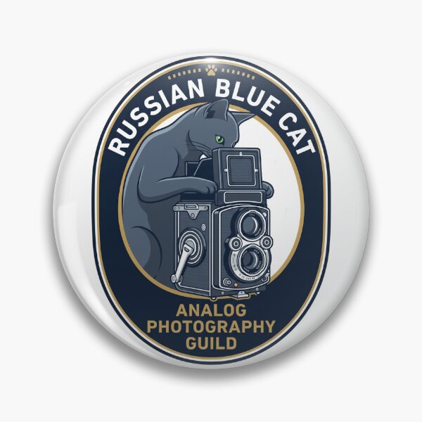 Item preview, Russian Blue Cat Analog Photography Guild Vintage Camera Film designed and sold by PictoVibe.