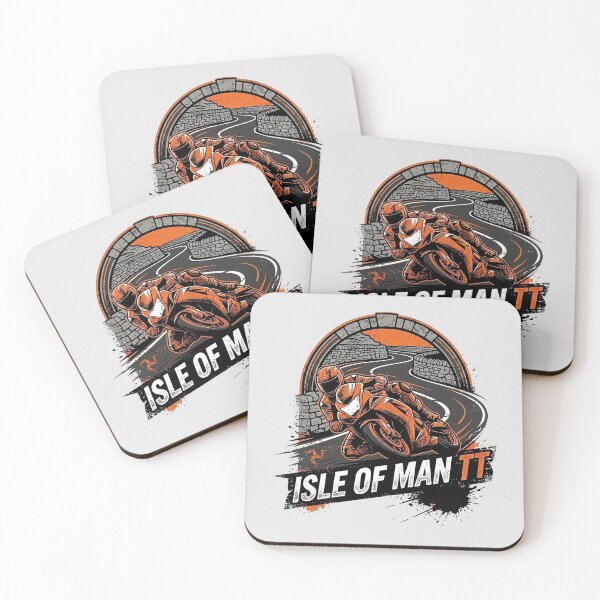 Item preview, Isle of Man TT Road Racing Orange Superbike Emblem designed and sold by KiwiRider.