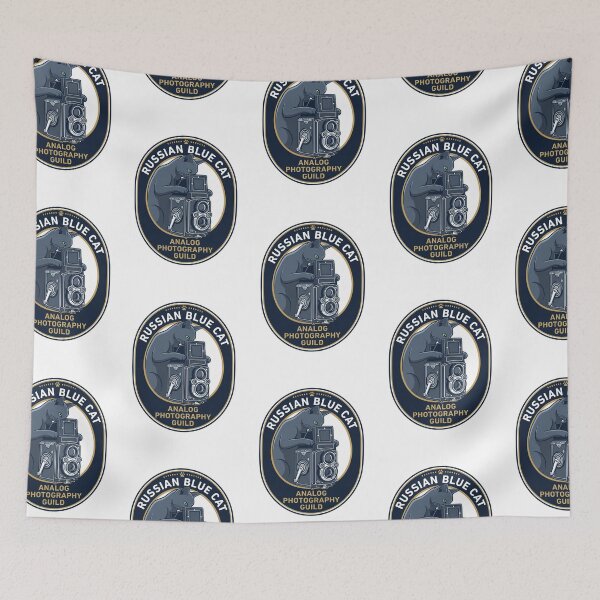 Item preview, Russian Blue Cat Analog Photography Guild Vintage Camera Film designed and sold by PictoVibe.