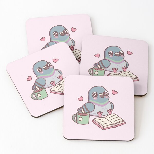 Item preview, Cute Seated Pigeon Loves Reading designed and sold by rustydoodle.