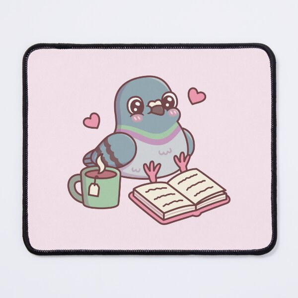 Item preview, Cute Seated Pigeon Loves Reading designed and sold by rustydoodle.