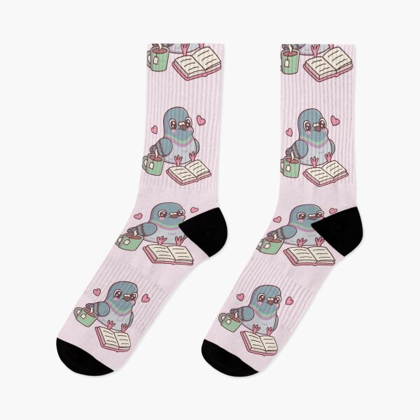 Item preview, Cute Seated Pigeon Loves Reading designed and sold by rustydoodle.
