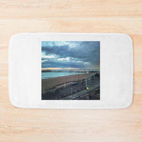Item preview, Coastal Pier Under Dramatic Sky designed and sold by Burcukiefsi.