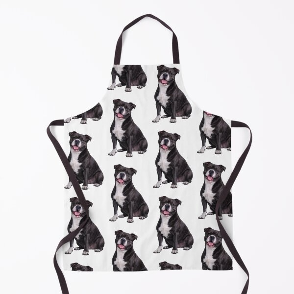 Item preview, Black Pitbull Terrier Dog designed and sold by BackgroundND.