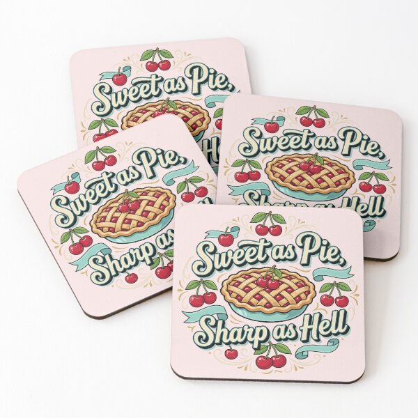 Item preview, Sweet as Pie, Sharp as Hell designed and sold by Tantessa.