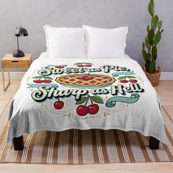 Item preview, Sweet as Pie, Sharp as Hell designed and sold by Tantessa.