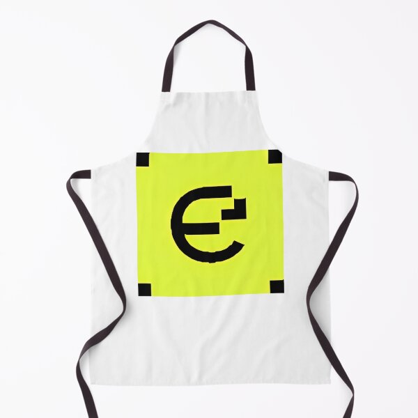 Item preview, Stylized Letter E Monogram On Bright Neon Square designed and sold by DadShop.