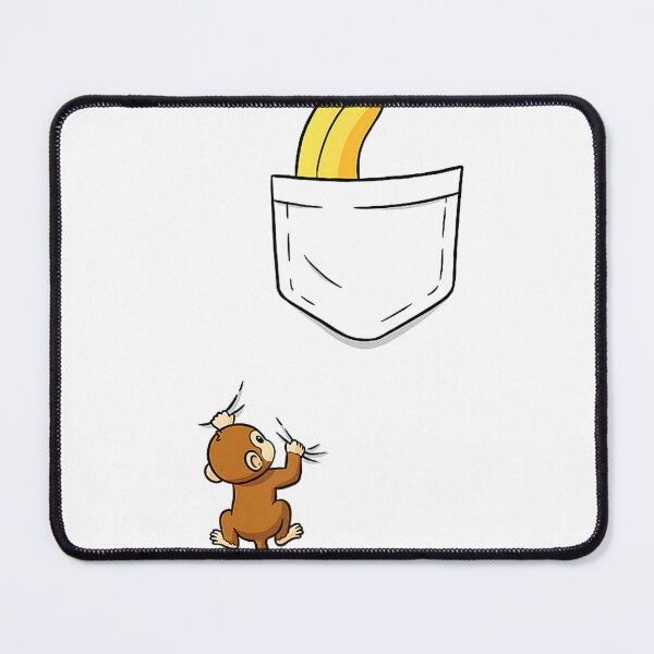 Item preview, Monkey Climbs for Banana Funny Animal Pocket Design T-Shirt designed and sold by DArtfulStudio.
