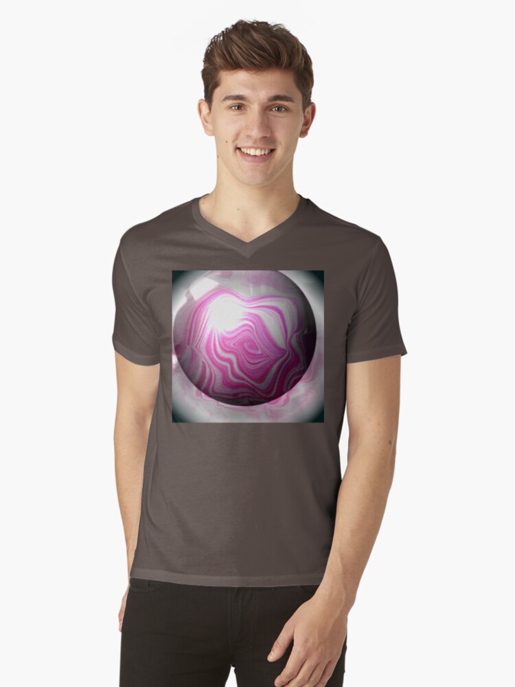Thumbnail 1 of 3, V-Neck T-Shirt, Bubble designed and sold by Anthropolog.