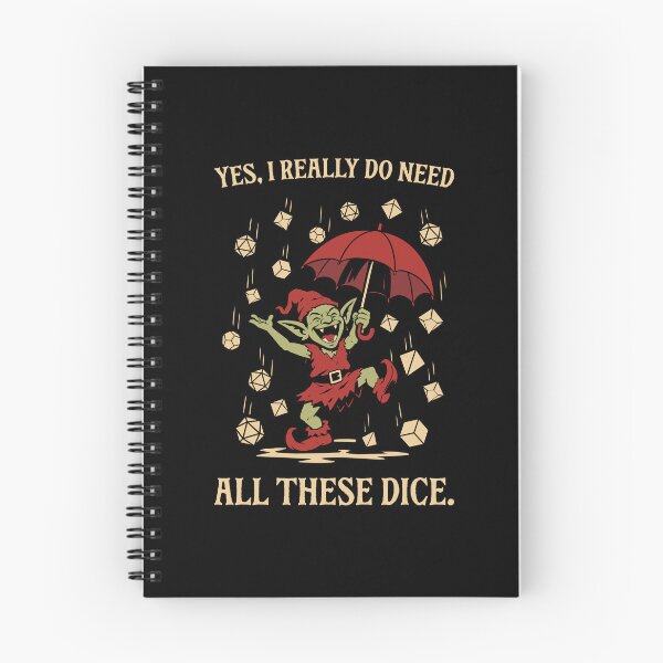 Item preview, Yes I Really Do Need All These Dice Funny Dice Goblin designed and sold by pixeptional.