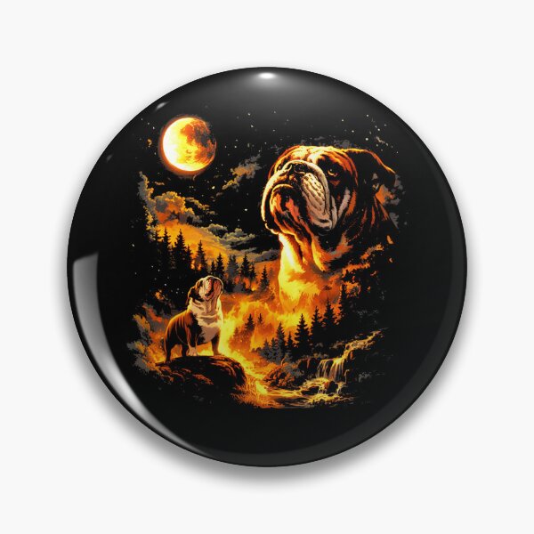 Item preview, Bulldog Howling to The Moon Meme designed and sold by Hedoraxe.