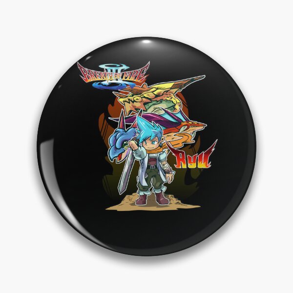 Item preview, Breath Of Fire 3 Ryu Chibi Character Holding designed and sold by Darius Bocos.