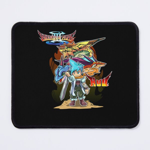 Item preview, Breath Of Fire 3 Ryu Chibi Character Holding designed and sold by Darius Bocos.