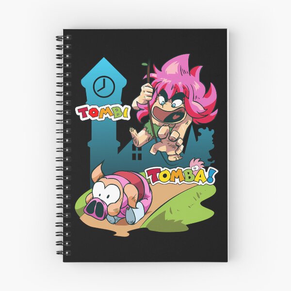 Item preview, Tomba Tombi Pink Hair Chibi Character Swinging designed and sold by Darius Bocos.