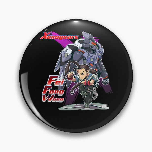 Item preview, Xenogears Fei Fong Wong Chibi Character with Giant designed and sold by Darius Bocos.