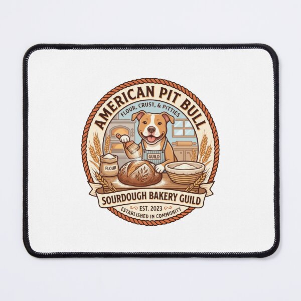 Item preview, American Pit Bull Sourdough Bakery Guild Artisan Scored Loaf designed and sold by PictoVibe.