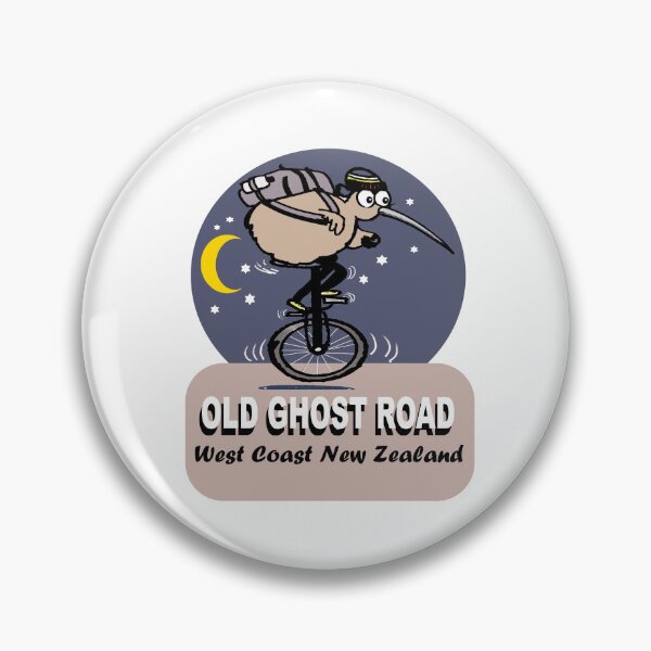 Item preview, Old Ghost Road Kiwi Cyclist Cartoon designed and sold by Al Benge.