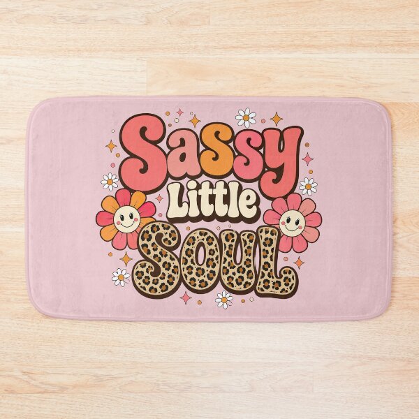 Item preview, Sassy Little Soul, Leopard Print Retro Floral Design designed and sold by graphic-genie.