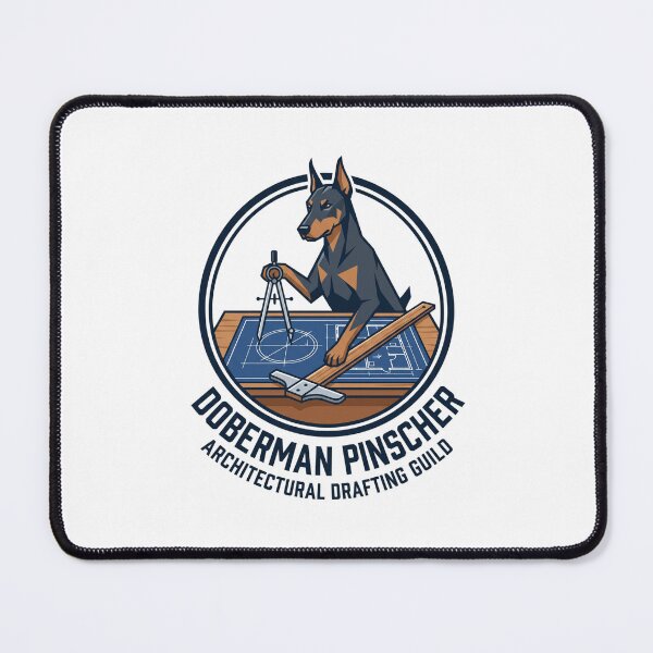 Item preview, Doberman Pinscher Architectural Drafting Guild Blueprint Ruler designed and sold by PictoVibe.