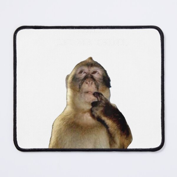 Item preview, Monkey Thinking Funny Meme T-Shirt designed and sold by JJLetterDesigns.