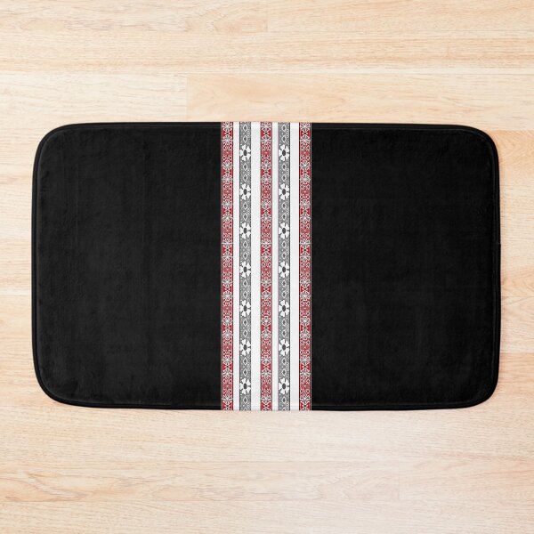 Item preview, Decorative lace stripe ornament on black background designed and sold by fuzzyfox.