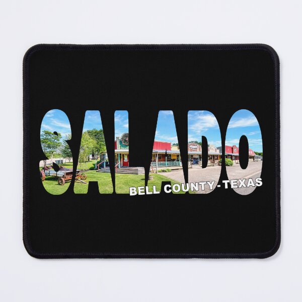 Item preview, SALADO Bell County Texas - Historic Old Town Road Shops Sunny Day designed and sold by Adam Gormley.