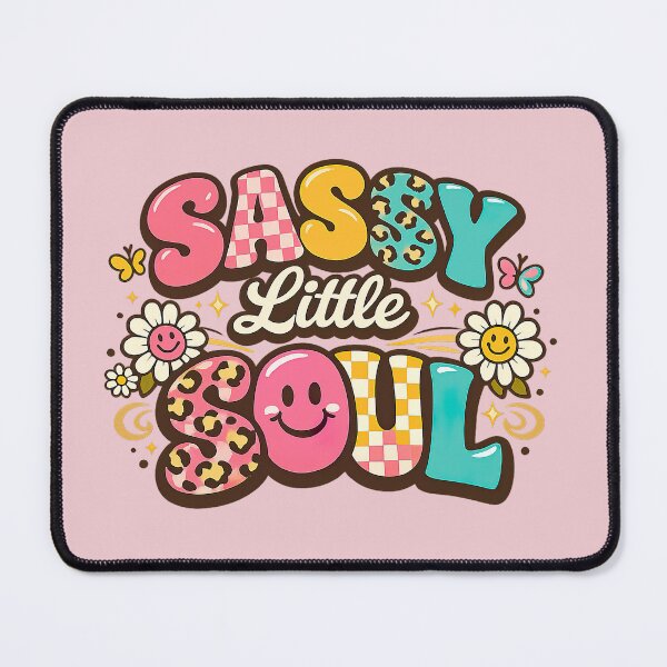 Item preview, Sassy Little Soul, Leopard Print Retro Floral Design designed and sold by graphic-genie.