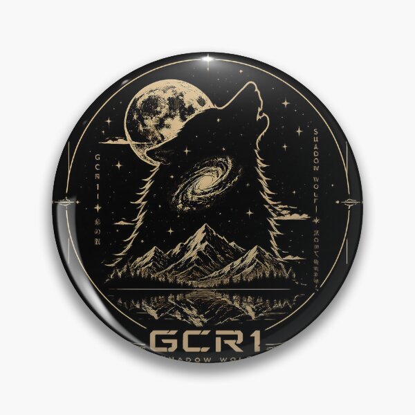 Artikelvorschau, GCR1 Shadow Wolf | Kosmisches Bergwolf-Streetwear-Design entworfen und verkauft von GCR1.