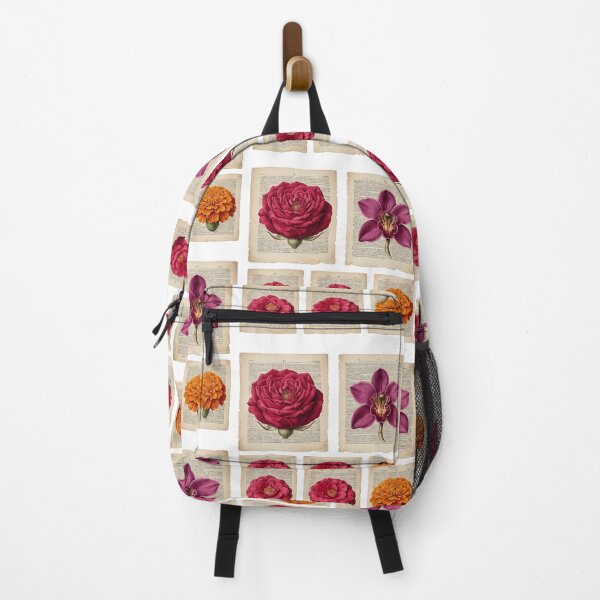 Item preview, Vintage Floral Book Page Collection designed and sold by Bio Tech Art.