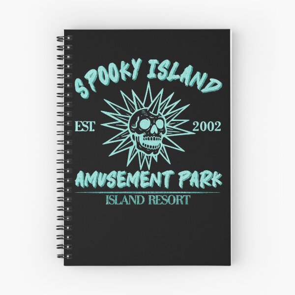 Item preview, Vintage Spooky Island Amusement Park Retro Halloween Movie designed and sold by MidzzSky.