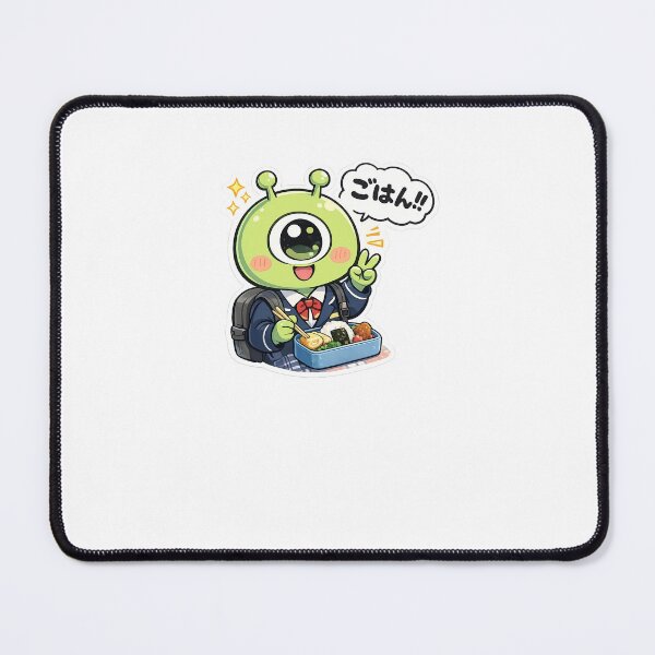 Item preview, Happy Lunch Alien Student designed and sold by ArtPrintPov.