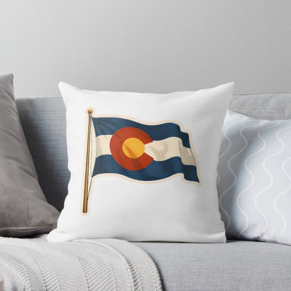 Item preview, Colorado State Flag Watercolor designed and sold by ChemicalXShop.