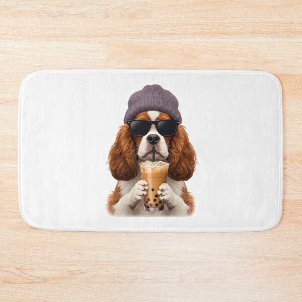 Item preview, Copy of Hipster Yorkshire Terrier Drinking Boba Tea | Cute Yorkie Dog Lover Design designed and sold by Fredster1966.