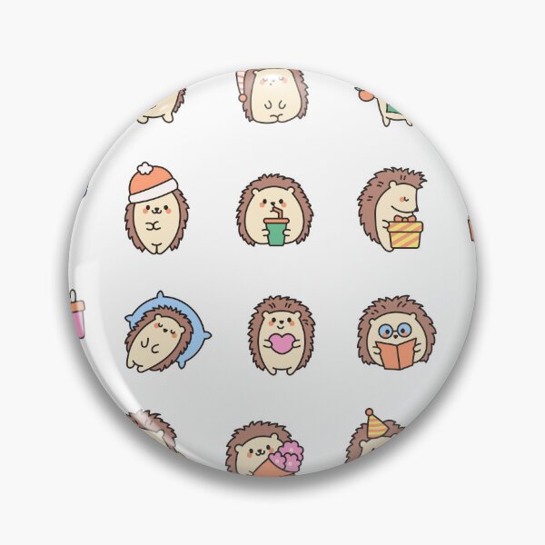Item preview, Kawaii Hedgehog Cartoon Collection designed and sold by mcraft studio.