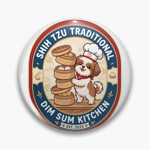 Item preview, Shih Tzu Traditional Dim Sum Kitchen Bamboo Steamer Dumpling designed and sold by PictoVibe.