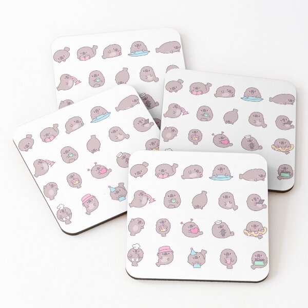 Item preview, Cute Kawaii Seal Clipart Bundle designed and sold by mcraft studio.