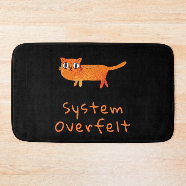 Item preview, Mood System Cats – System Overfelt Cat Meme designed and sold by ContigoART.