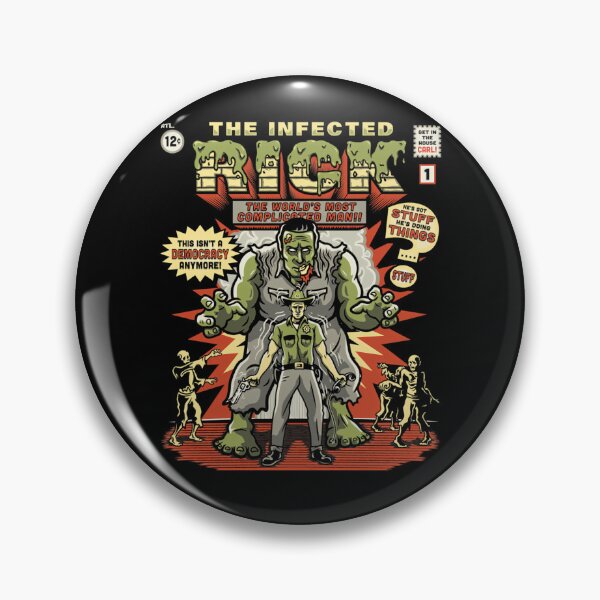 Item preview, Infected Rick Walking Dead Zombie Comic Book Cover Parody designed and sold by Photo-graphic.