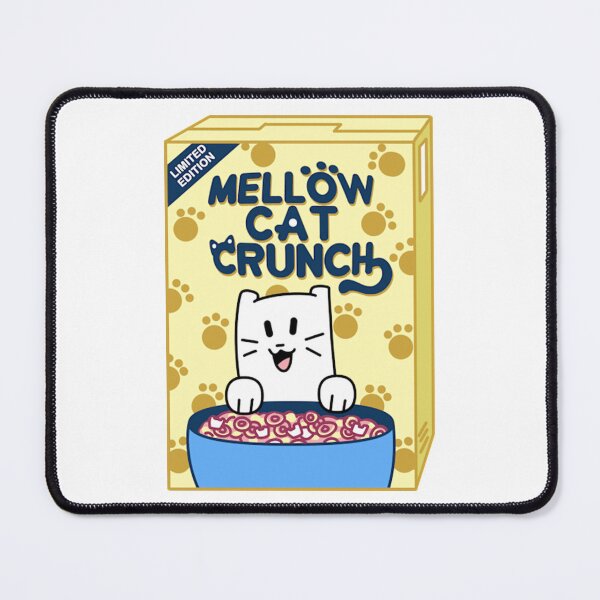 Item preview, Mellow Cat Crunch Cute Cereal Box Kawaii Food Art designed and sold by LeonaTeeArt.