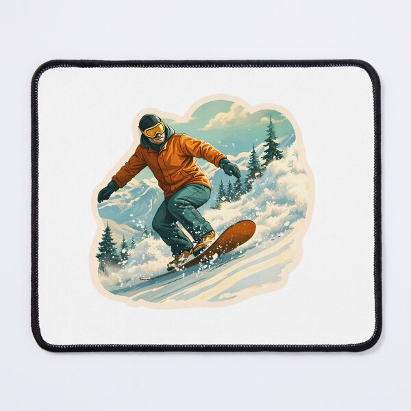 Item preview, Snowboard Culture Watercolor designed and sold by ChemicalXShop.