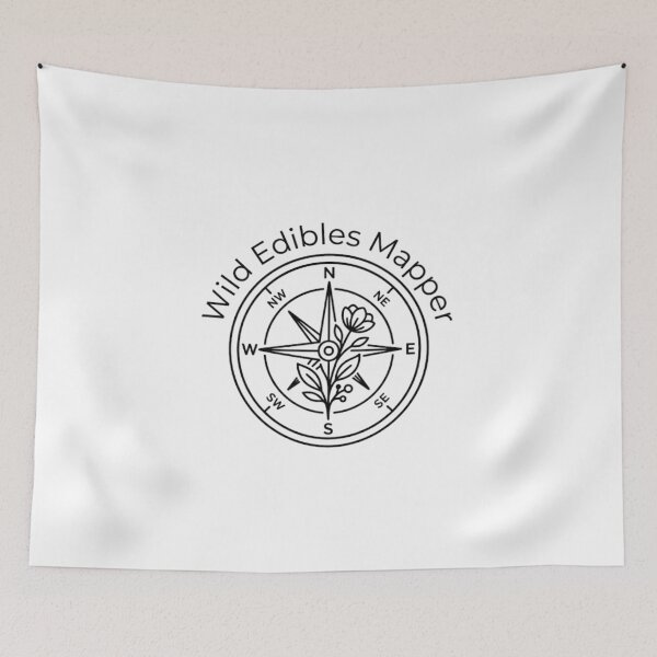 Item preview, Wild Edibles Mapper Botanical Compass Illustration T-shirt designed and sold by VintryOff.