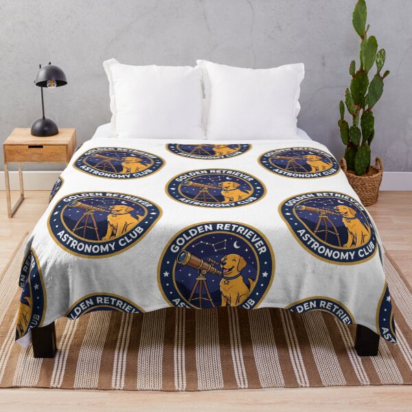 Item preview, Golden Retriever Astronomy Club Telescope Constellation designed and sold by PictoVibe.