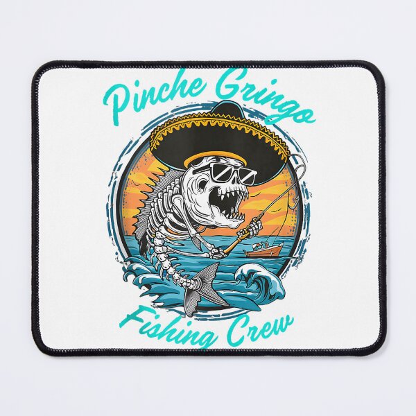 Item preview, Pinche Gringo Fishing Crew Tank Top designed and sold by Voila-creative.